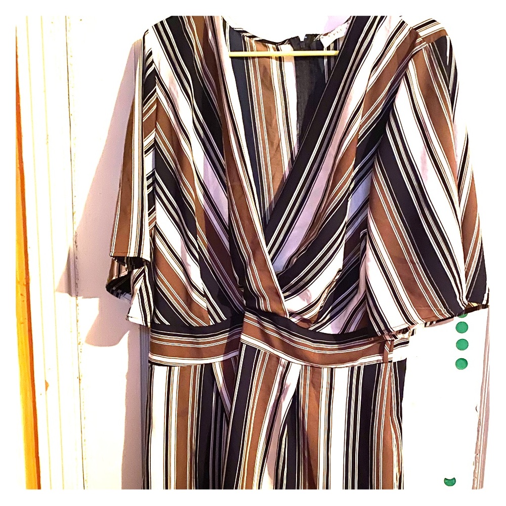Multi color romper.